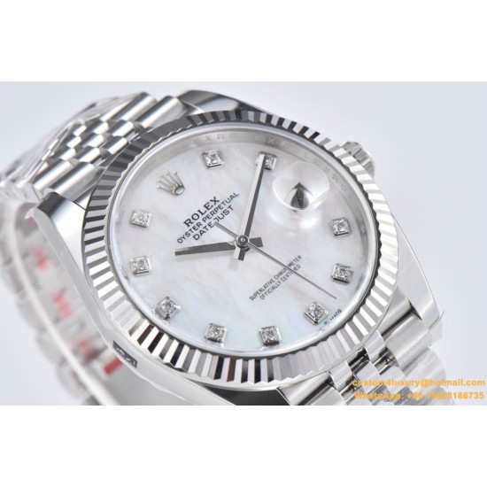 Datejust 126334 41mm Jub SS/SS Mop/Mois Clean VR3235