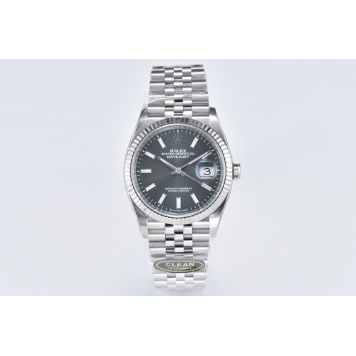 Datejust 126234 36mm Jub SS/SS Grey/Stk CLEAN(JQF) VR3235