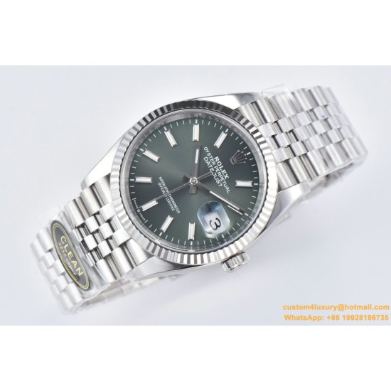 Datejust 126234 36mm Jub SS/SS Grey/Stk CLEAN(JQF) VR3235