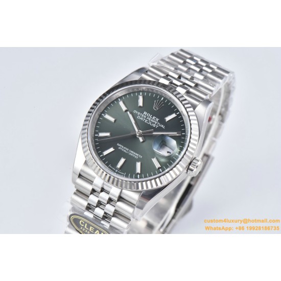 Datejust 126234 36mm Jub SS/SS Grey/Stk CLEAN(JQF) VR3235