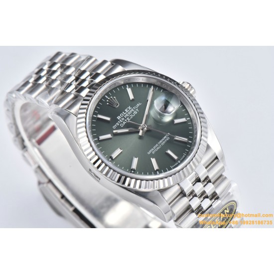 Datejust 126234 36mm Jub SS/SS Grey/Stk CLEAN(JQF) VR3235