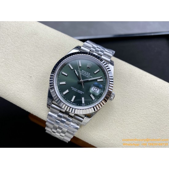 Datejust 126334 41mm Jub SS/SS Green/Stk VSF VS3235