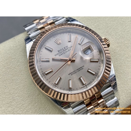 Datejust 41mm 126331 Jub RG/SS Champagne Dial VSF VS3235
