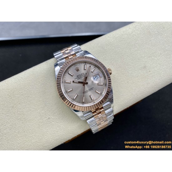 Datejust 41mm 126331 Jub RG/SS Champagne Dial VSF VS3235