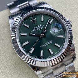 Datejust 126334 41mm Oys SS/SS Green/Stk VSF VS3235