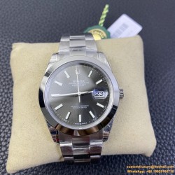 Datejust 126300 41mm Oyster 904L SS/SS Grey/Stk VSF VS3235