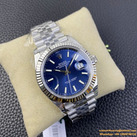 Datejust 126334 41mm Jub Flt 904L SS/SS Blue/Stk VSF VS3235