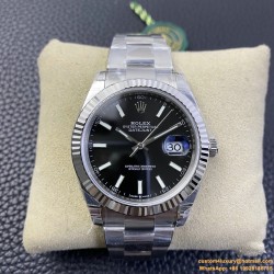 Datejust 126334 41mm Oyster Flt 904L SS/SS Black/Stk VSF VS3235