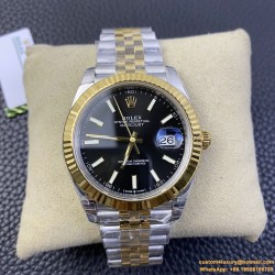 Datejust 126333 41mm Jub SS/YG Black Dial VSF VS3235