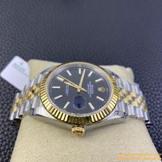 Datejust 126333 41mm Jub SS/YG Black Dial VSF VS3235