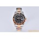 GMT II 126711 CHNR Rootbeer Oys 40mm SS/RG Blk CLEAN DD3285 Super Clone