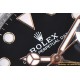 GMT II 126711 CHNR Rootbeer Oys 40mm SS/RG Blk CLEAN DD3285 Super Clone