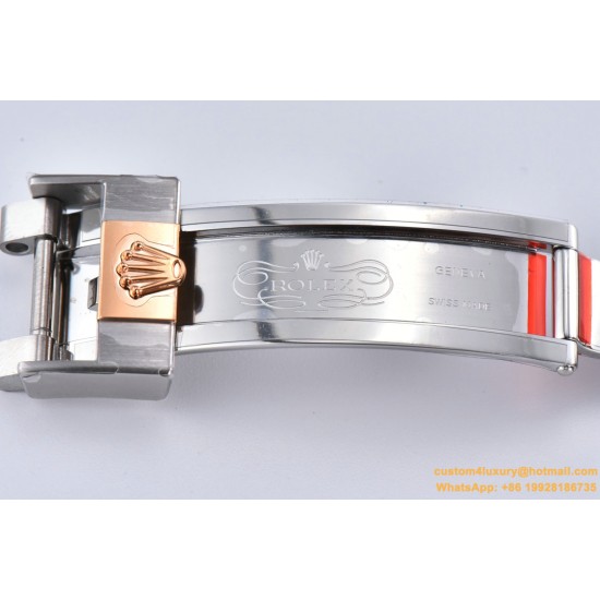 GMT II 126711 CHNR Rootbeer Oys 40mm SS/RG Blk CLEAN DD3285 Super Clone