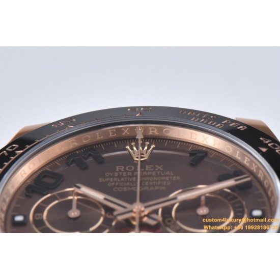 Daytona 116515 40mm RG/RU Brown/Num Clean DD4130