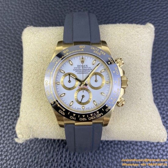 Daytona 116518 40mm YG/RU White/Stk Clean DD4130