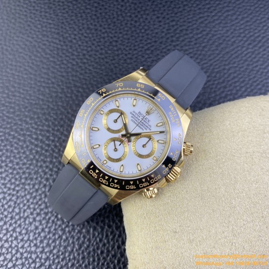 Daytona 116518 40mm YG/RU White/Stk Clean DD4130