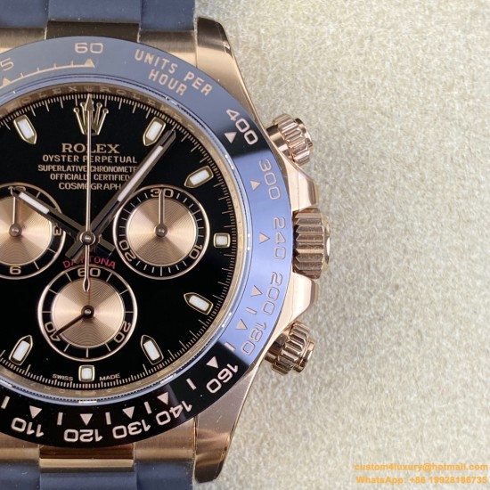 Daytona 116515 40mm RG/RU Black/Gold Clean DD4130
