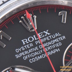 Daytona 116519 40mm SS/RU Black/Num Clean DD4130