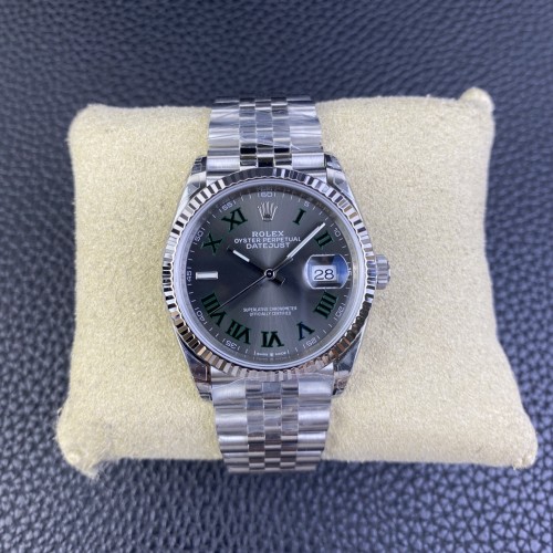 Datejust 126234 36mm Jub SS/SS Grey/Rmn VSF VS3235