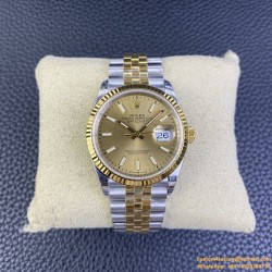 Datejust 126233 36mm Jub YG/SS Gold/Stk VSF VS3235