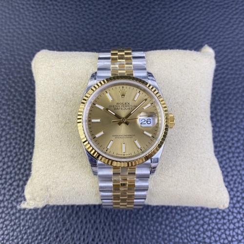 Datejust 126233 36mm Jub YG/SS Gold/Stk VSF VS3235