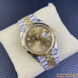 Datejust 126233 36mm Jub YG/SS Gold/Stk VSF VS3235