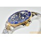 Submariner 116613LB Bluesy 40mm 904L YG/SS Blue Dial Clean DD3135