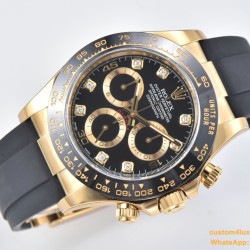 Daytona 116518 40MM YG/RU Black/Black Clean DD4130