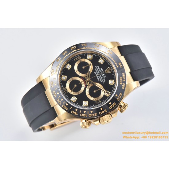 Daytona 116518 40MM YG/RU Black/Black Clean DD4130