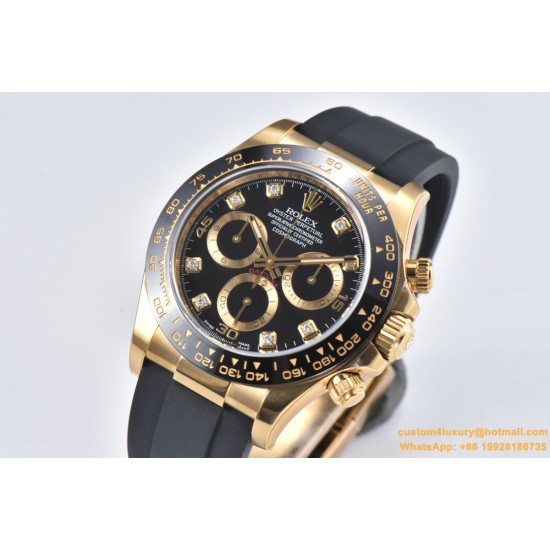 Daytona 116518 40MM YG/RU Black/Black Clean DD4130