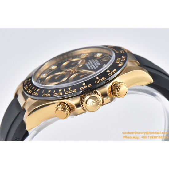 Daytona 116518 40MM YG/RU Black/Black Clean DD4130