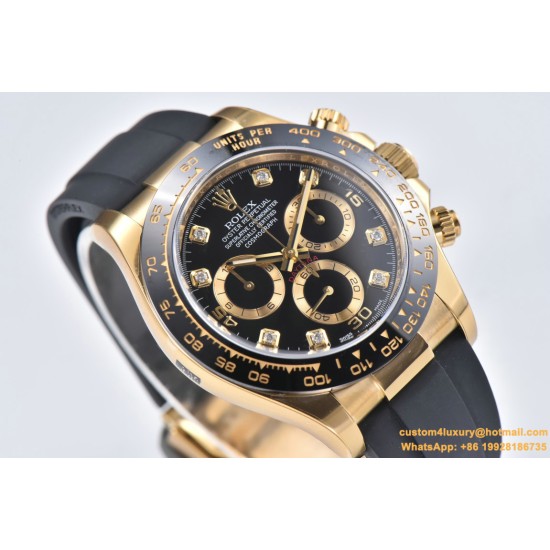 Daytona 116518 40MM YG/RU Black/Black Clean DD4130