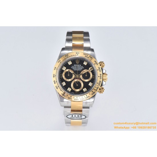 Daytona 116503 40MM YG/SS Black/Dia Clean DD4130