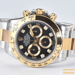 Daytona 116503 40MM YG/SS Black/Dia Clean DD4130