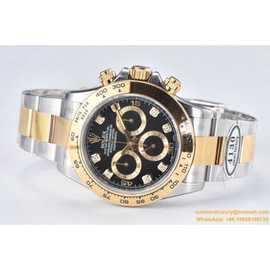 Daytona 116503 40MM YG/SS Black/Dia Clean DD4130