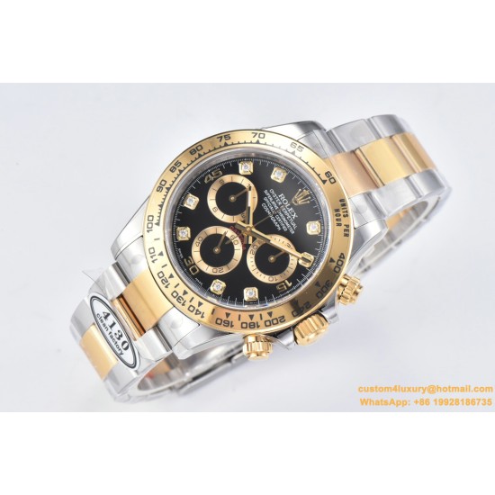 Daytona 116503 40MM YG/SS Black/Dia Clean DD4130
