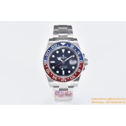 GMT Master II 126710 Pepsi Oys 40mm SS/SS Black Clean V3 DD3285 Super Clone