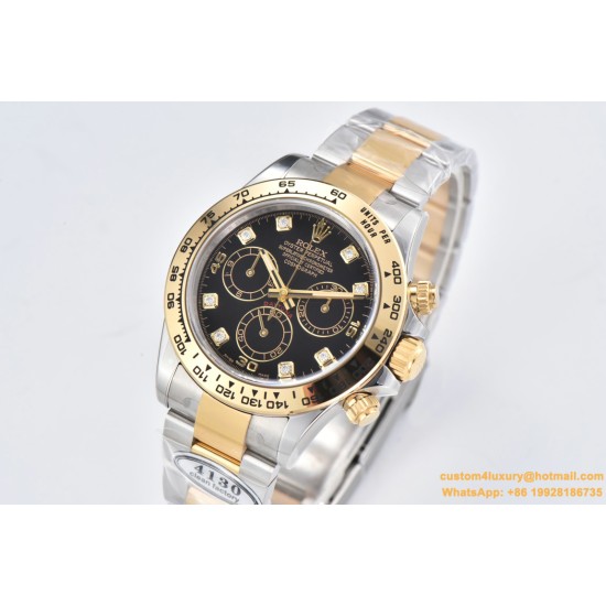 Daytona 116503 40MM YG/SS Black/Dia Clean DD4130