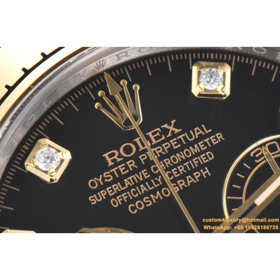 Daytona 116503 40MM YG/SS Black/Dia Clean DD4130