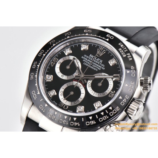 Daytona 116519 40MM SS/RU Black/Black Dial Clean DD4130
