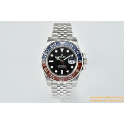 GMT II 126710 Pepsi Jub 40mm SS/SS Black Clean V3 DD3285 Super Clone