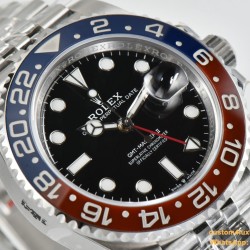 GMT II 126710 Pepsi Jub 40mm SS/SS Black Clean V3 DD3285 Super Clone