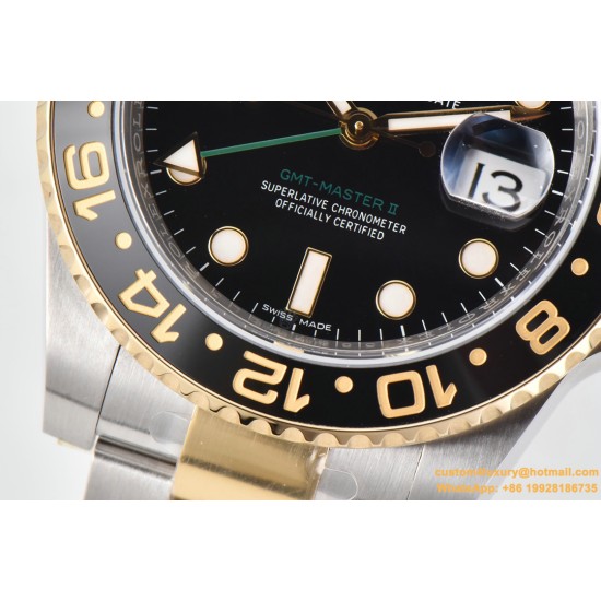 GMT Master II 116713 904L SS/SS Oyster Clean VR3186 CHS