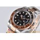 GMT II 126711 CHNR Rootbeer Oys 40mm SS/RG Blk CLEAN DD3285 Super Clone