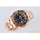 GMT II 126715 Rootbeer Oys 40mm RG/RG Black Dial Clean DD3285 Super Clone