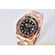 GMT II 126715 Rootbeer Oys 40mm RG/RG Black Dial Clean DD3285 Super Clone
