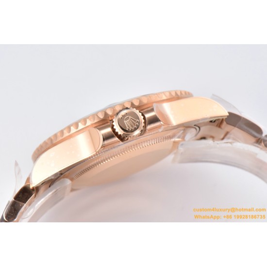 GMT II 126715 Rootbeer Oys 40mm RG/RG Black Dial Clean DD3285 Super Clone