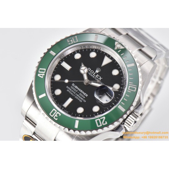 Submariner 126610LV Starbucks 41mm SS/SS Green Bezel Clean VR3235