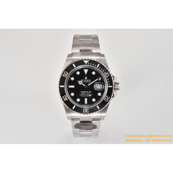 Submariner 126610LN 41mm SS/SS Black Bezel Clean VR3235
