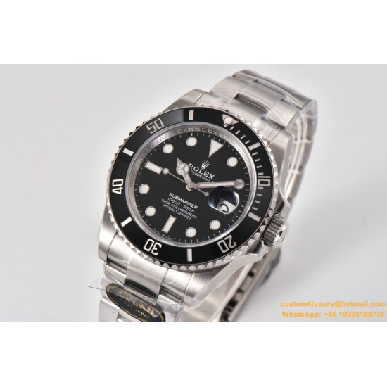 Submariner 126610LN 41mm SS/SS Black Bezel Clean VR3235